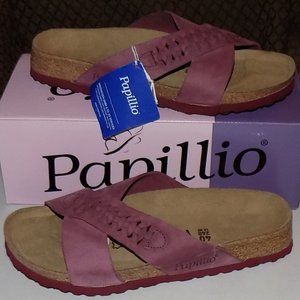 New Birkenstock Papillio Daytona Braided wine